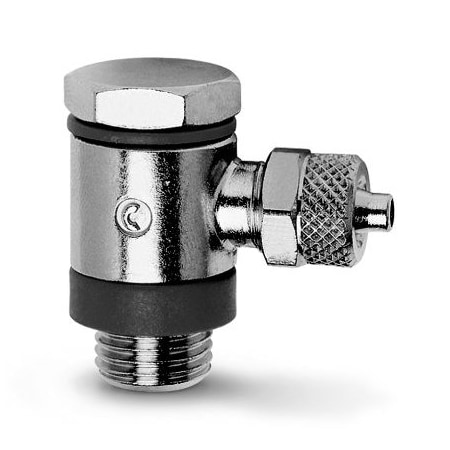 Camozzi #1525 6/4-1/4, Rapid Fitting, 6/4" X G1/4" 1525 6/4-1/4